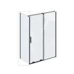 Rendeld meg most Ravak Roll Fix zuhanyfal ROPS-100 matt fekete+Transparent X90VA0300Z1