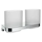 Ravak CHROME CR II 220.00CR Dupla pohártartó, üveg, króm X07P1365 Szuper ajánlat