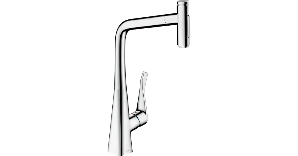 Hansgrohe Metris Select M71 - M7117-H320 egykaros konyhai csaptelep kihúzható kifolyóval 73816000 Olcsó