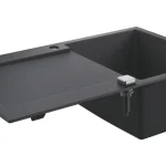Különleges ajánlat Grohe K500 50-C 86/50 1.0 Composite mosogató, gránit fekete 31644AP0