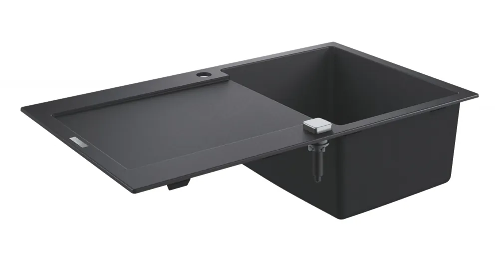 Különleges ajánlat Grohe K500 50-C 86/50 1.0 Composite mosogató, gránit fekete 31644AP0
