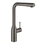 Legkelendőbb Grohe Essence egykaros mosogató csaptelep kihúzható zuhanyfejjel, hard graphite 30270A00