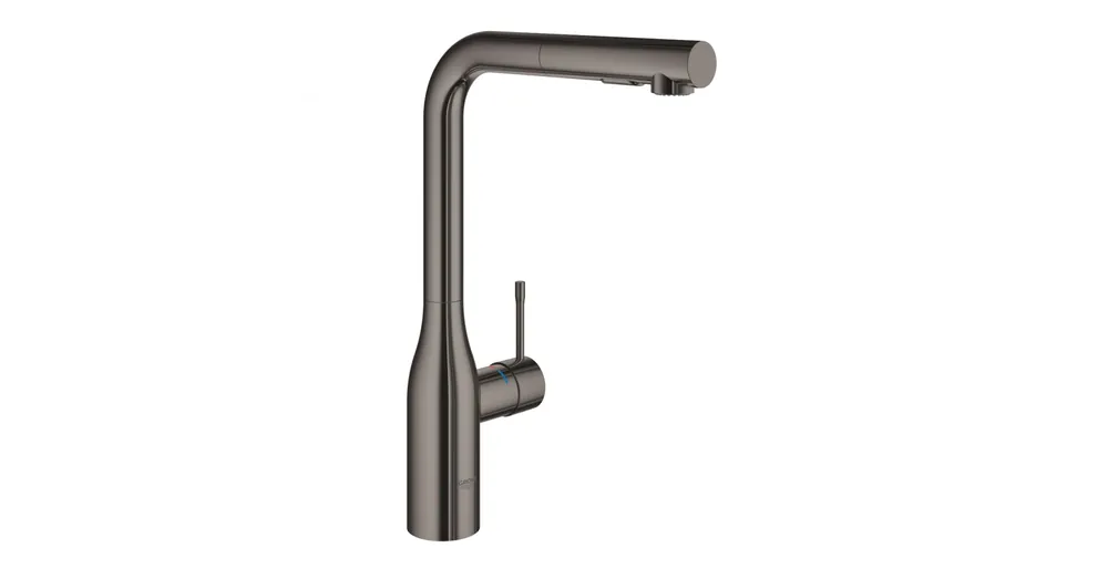 Legkelendőbb Grohe Essence egykaros mosogató csaptelep kihúzható zuhanyfejjel, hard graphite 30270A00