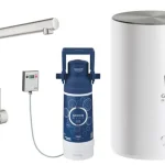 Szuper ajánlat Grohe Red Duo csaptelep és kombi bojler M méret (4 liter), supersteel 30327DC1