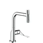 Szuper akció Hansgrohe Axor Citterio egykaros konyhai csaptelep kihúzható kifolyóval, króm 39862000