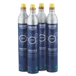 Végkiárusítás GROHE Blue CO2 palack 425 g-os (4 darab) (kezdő készlet) 40422000