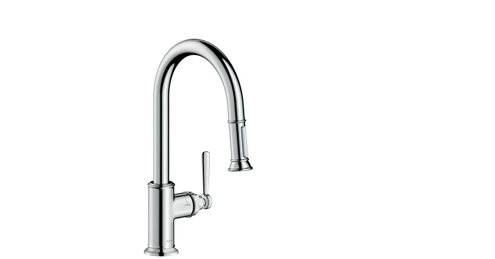 Korlátozott ajánlat Hansgrohe Axor Montreux konyhai csaptelep kihúzható zuhanyfejjel 16581 000 (16581000)