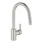 Legkelendőbb Grohe Feel Egykaros mosogatócsap 1/2″ matt szuperacél 31486DC1