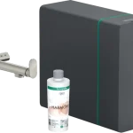 Biztonságos vásárlás Hansgrohe Aqittura M91 Vízszűrős konyhai csaptelep és szódakészítő rendszer 240, kihúzható zuhanyfejjel, 1jet, sBox nemesacél felület 76837800