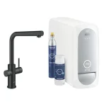 Vásárlói kedvenc GROHE Blue Home L-kifolyós kezdőkészlet kihúzható gyöngyöztetővel 31539KS0