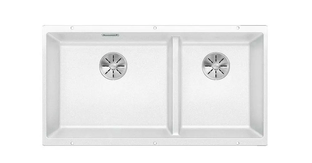 Biztonságos fizetés BLANCO SUBLINE 480/320 - Silgranit mosogató, 855x460 mm, fehér 523588