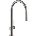 Akció Hansgrohe Talis M54 Egykaros konyhai csaptelep 210, Szálcsiszolt Fekete Króm 72800340