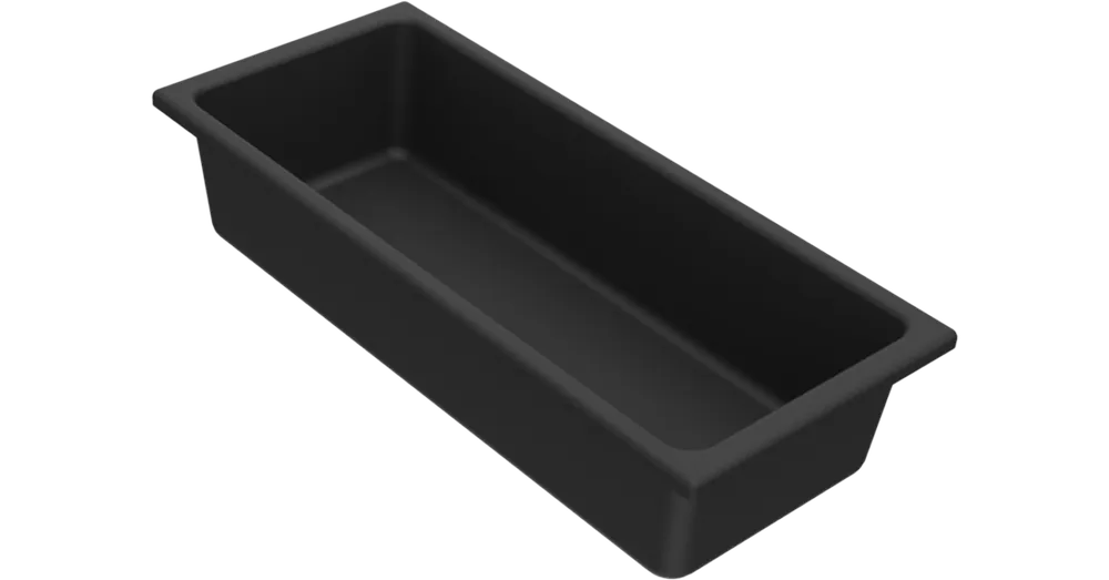 ELLECI - Gyümölcsmosó kosár 378x165x86mm Mixology mosogatókhoz műanyag fekete ABP036BK Prémium