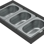 ELLECI - Tároló edény háromrészes gourmet 378 inox HPL kerettel KF053065IN Legnépszerűbb