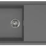 ELLECI - Mosogatótálca Sintesi 480 Keratek K99 Dark Grey inox tartozékokkal LKS48099 Árcsökkenés