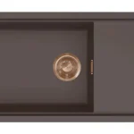 Azonnal elérhető ELLECI - Mosogatótálca Sintesi 510 Keratek K87 Cocoa bronz tartozékokkal LKS51087BRZ