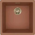 Expressz kézbesítés ELLECI - Mosogatótálca Zen-F 102 Keratek K83 Cavern Clay arany tartozékokkal LKZ10283F01GLD