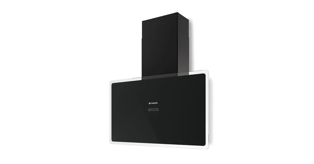 Faber Glam-Fit 80 BK Fali páraelszívó, függőleges, 800 mm széles, Fekete 330.0528.269 Expressz szállítás
