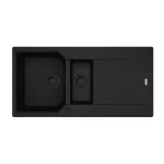 Azonnal elérhető Franke Fragranit Urban 2.0 Black Collection mosogató UBG 651-100 matt fekete, 114.0682.734