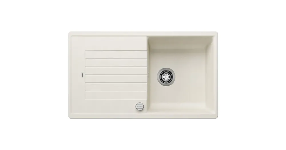 Utolsó esély Blanco Zia 5 S Silgranit mosogató 86x50 cm csepegtető felülettel és excenterrel, törtfehér 527203