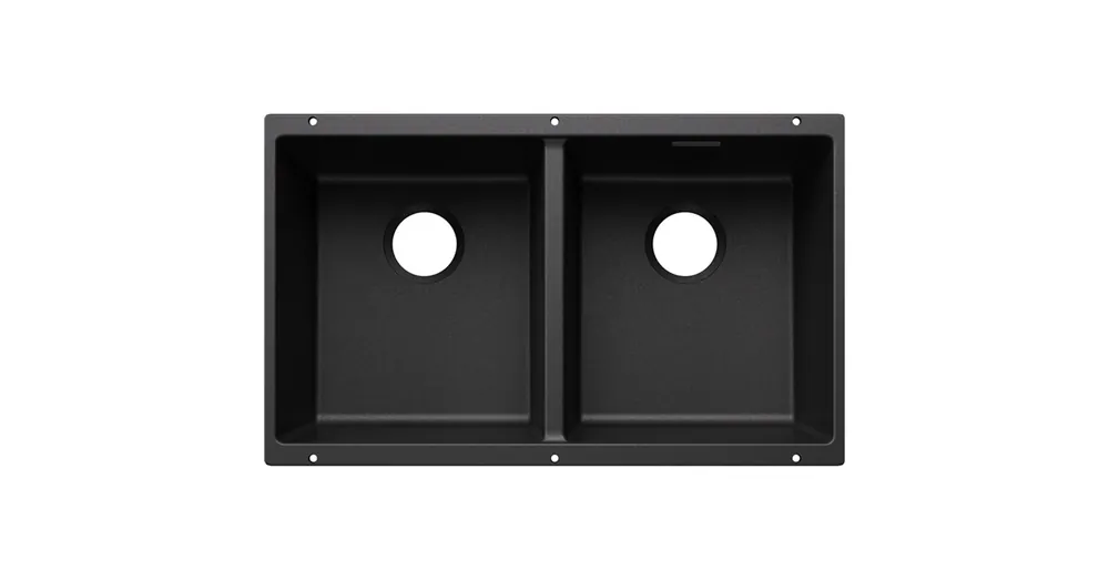 Szuper ajánlat BLANCO SUBLINE 350/350-U kétmedencés, 75,5x46 cm-es gránit mosogató, antracit 527829