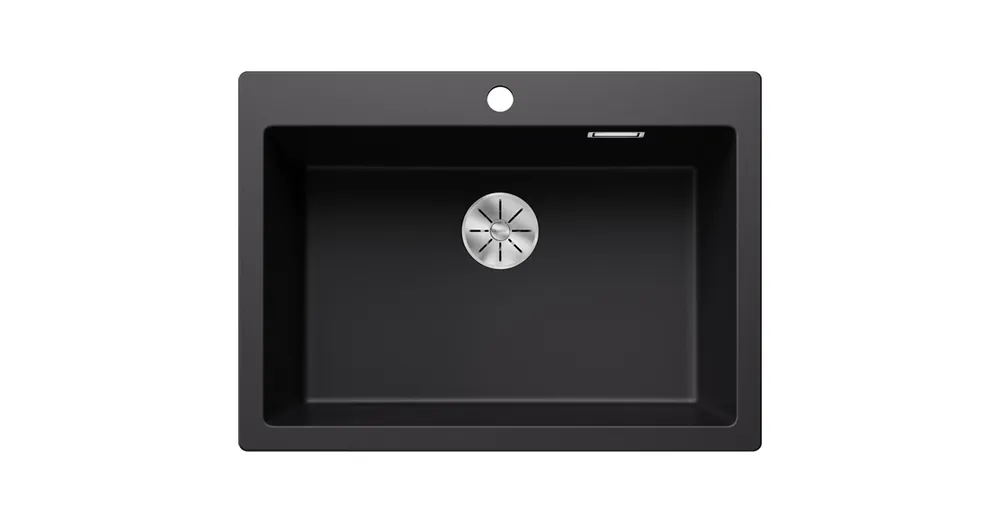 Blanco Pleon 8 egymedencés gránit mosogató 70x51 cm, fekete 525957 Biztonságos fizetés