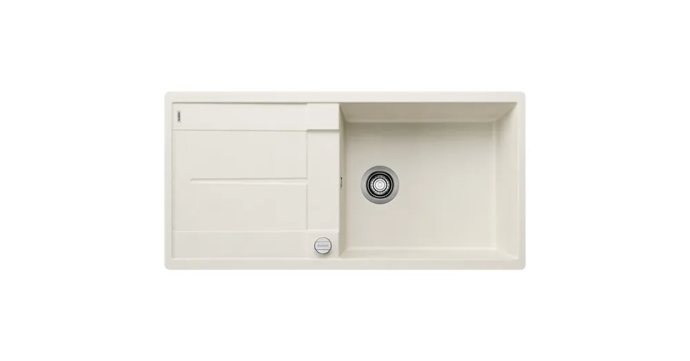 Blanco Metra XL 6S-F Silgranit mosogató 99x49 cm lefolyógarnitúrával és távműködtetővel, törtfehér 527125 Árengedmény