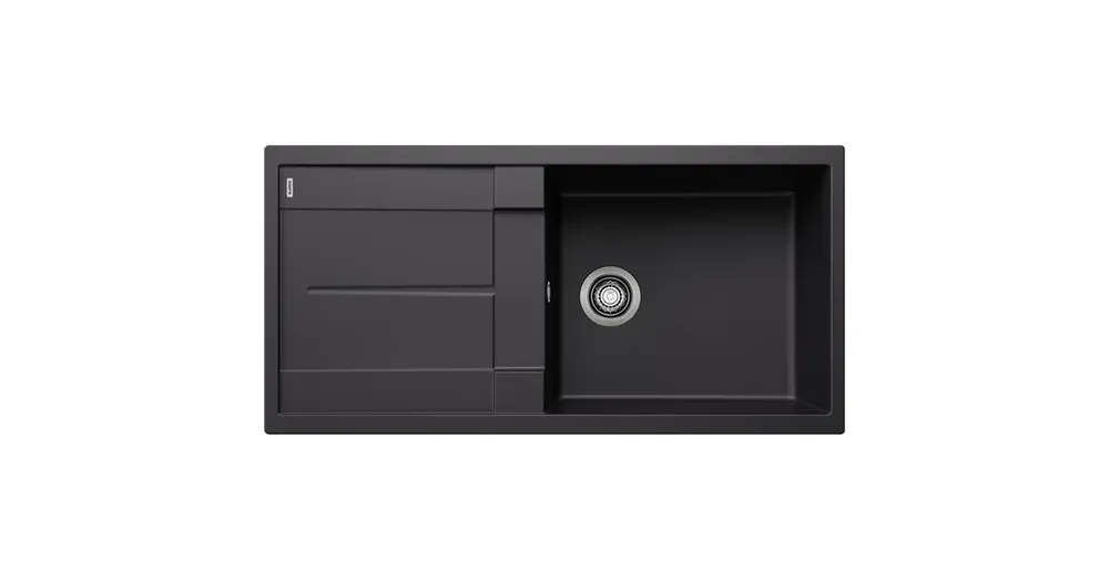 Blanco Metra XL 6 S gránit mosogató csepegtetővel 100x50 cm, fekete 525930 Kedvezményes ár