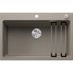 Akciós ár Blanco Etagon 8 egy medencés gránit mosogató csepegtető sínekkel 78x51 cm, tartufo 525184