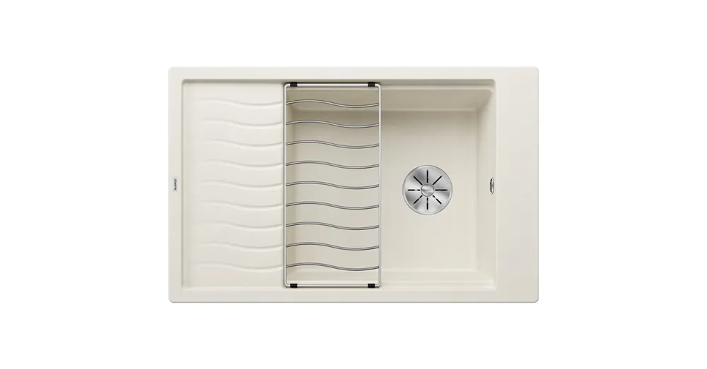 Szezonális akció Blanco Elon XL 6 S gránit mosogató csepegtető felülettel 78x50 cm, törtfehér 527069