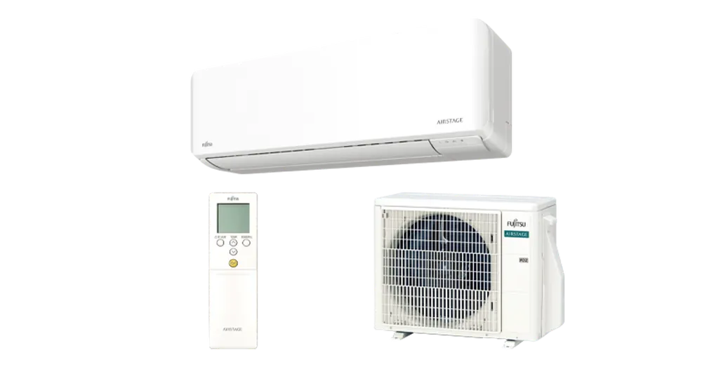 Szuper ajánlat Fujitsu Standard AIRSTAGE ASEG24KMTE/AOEG24KMTA oldalfali split klíma (7.1 kW)