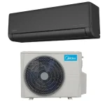 Szuper akció Midea Solstice SOL-12-BL-SP oldalfali split klíma, Fekete (3.5 kW)
