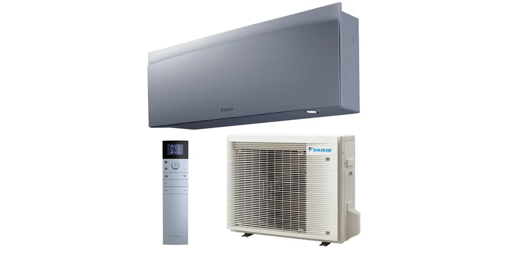 Daikin EMURA FTXJ25AS9/RXJ25A9 oldalfali split klíma ezüst (2.5 kW) Expressz szállítás