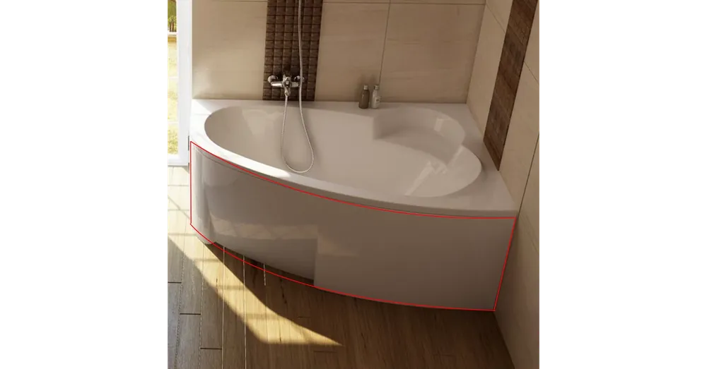 Biztonságos vásárlás Ravak Asymmetric kádhoz előlap 170cm (Jobbos) CZ49100000