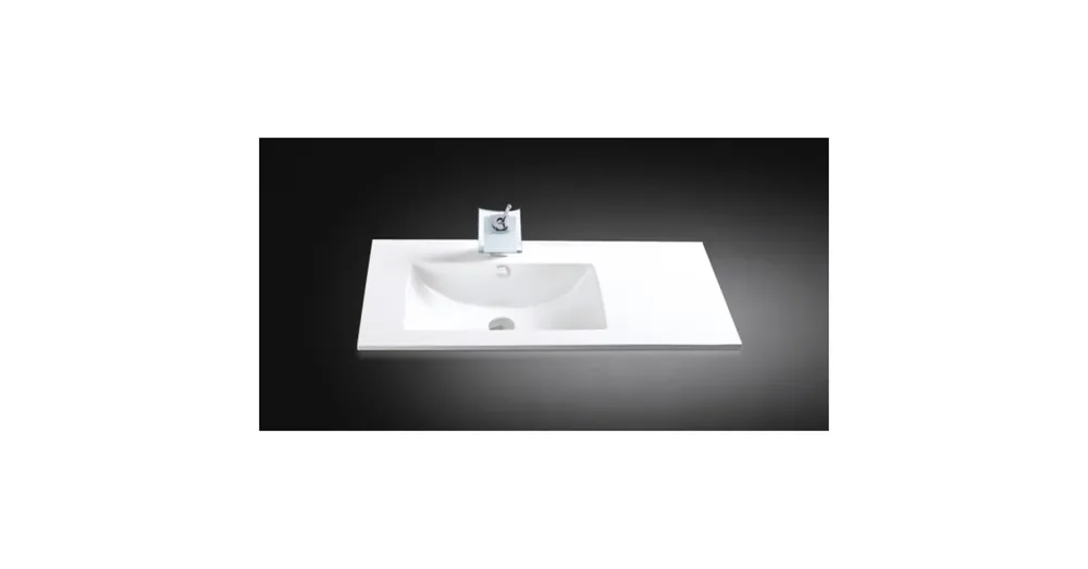 AREZZO design Texas 90x46 aszimmetrikus beépíthető mosdó, balos AR-090B Alacsony ár