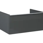 Arezzo Monterey 60cm-es alsószekrény mosdópulthoz 1 fiókkal magasfényű szürke AR-167088 Biztonságos fizetés