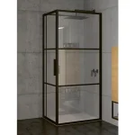 Azonnali szállítás Riho Grid Cubicle XL GB203 130x90 cm zuhanykabin, fekete G004023121