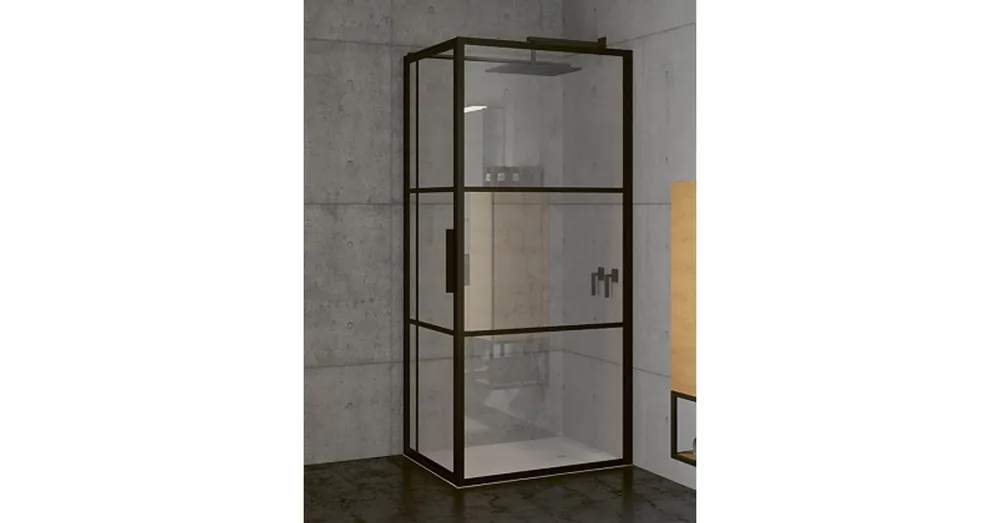 Azonnali szállítás Riho Grid Cubicle XL GB203 130x90 cm zuhanykabin, fekete G004023121