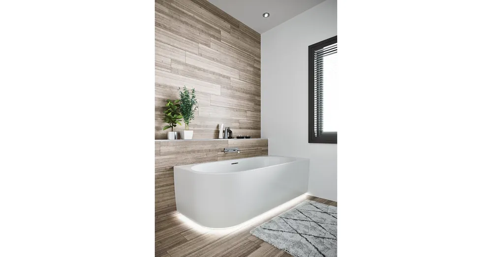 Riho DESIRE Balos sarokkád előlappal, LED világítással 184x84 cm B088002005 Szuper akció