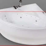 Ajánlat Wellis Bled 150x150 cm-es sarokkádhoz előlap AK00473