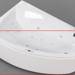 Wellis Matana150x95 cm-es aszimmetrikus sarokkádhoz előlap, balos AK00476 Exkluzív ajánlat