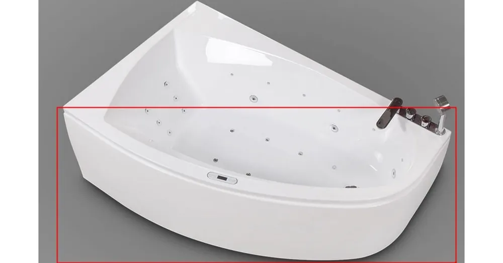 Wellis Matana150x95 cm-es aszimmetrikus sarokkádhoz előlap, balos AK00476 Exkluzív ajánlat