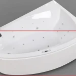 Wellis Matana 160x100 cm-es aszimmetrikus sarokkádhoz előlap, jobbos AK00475 Biztonságos vásárlás