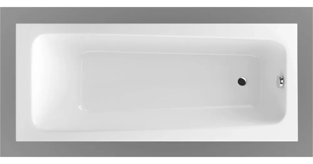 Wellis Lugano 170x70 cm egyenes kád kádlábbal AK00579 Ne maradj le