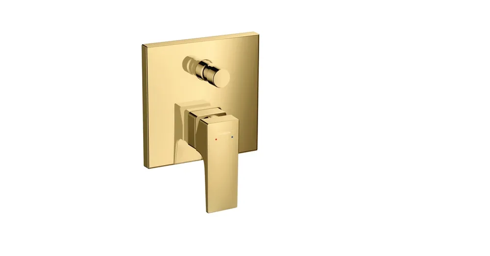 Alacsony ár Hansgrohe Metropol egykaros falsík alatti kádcsaptelep, polírozott arany hatású 32545990
