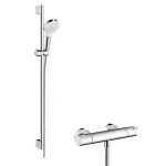 Végkiárusítás Hansgrohe Ecostat 1001 Combi szett 0,90m Crometta Vario kézizuhannyal 27813 400 (27813400)