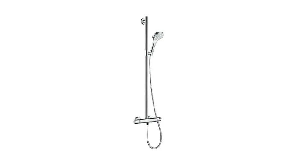 Hansgrohe Croma Select S Multi SemiPipe termosztátos csaptelep zuhanyszettel fehér/króm 27247 400 (27247400) Prémium