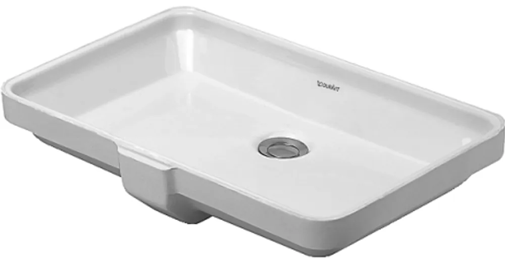 Duravit 2nd floor 52,5x35 cm alulról beépíthető mosdó 0316530000 Azonnal elérhető