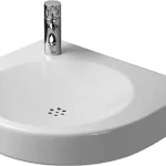 Duravit Architec 57,5x52 cm mosdó med kikönnyítés szappanadagolónak jobbra, csaplyuk-kikönnyítés balra 0443580000 Szuper akció