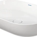 Árengedmény Duravit Luv 60x40 cm ráültethető mosdó, szatén fehér 0379602600